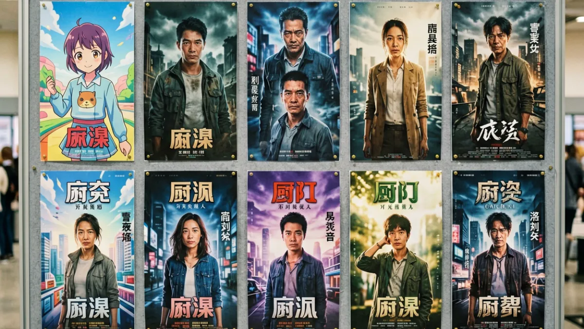 WWW.国产新片速递栏目封面，展示多部国产新片海报并排陈列的资讯快报场景